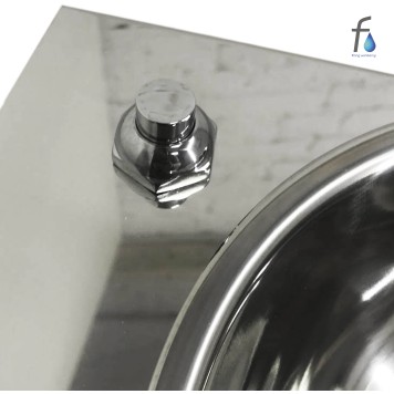 FONTECO DF13-1LBR Питьевой фонтан с кольцом и кнопкой-3