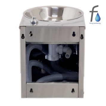 FONTECO DF13-1WBR Питьевой настенный фонтан с кнопкой и кольцом-5