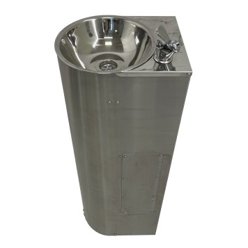 FONTECO DF13-1LDf Антивандальный полуовальный питьевой фонтан-2